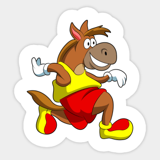 Horse at Running Sticker